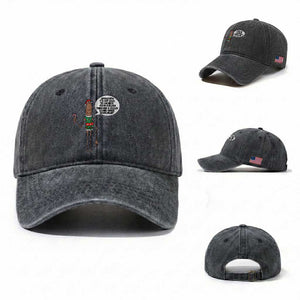 Marcus The Worm Christmas Meme Washed Cotton Baseball Cap Locally Owned Greek Restaurant TS14 Washed Cap Universal Fit Dark Gray Print Your Wear
