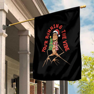 Marcus The Worm Christmas Meme Garden Flag You Are Running The Vibe TS14 Print Your Wear