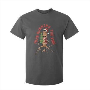 Marcus The Worm Christmas Meme T Shirt For Kid You Are Running The Vibe TS14 Dark Heather Print Your Wear