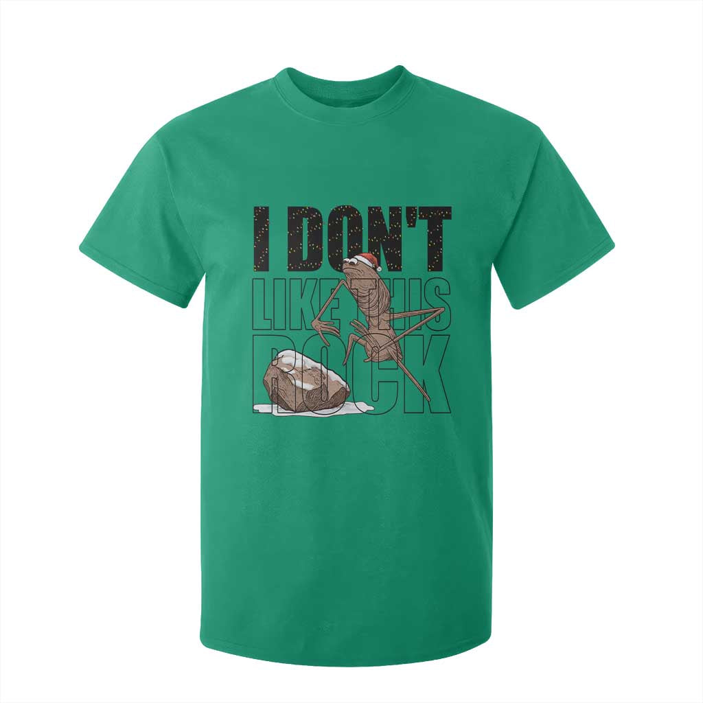 Marcus The Worm Christmas Meme T Shirt For Kid I Do Not Like This Rock Xmas TS14 Irish Green Print Your Wear