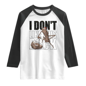 Marcus The Worm Christmas Meme Raglan Shirt I Do Not Like This Rock Xmas TS14 White Black Print Your Wear