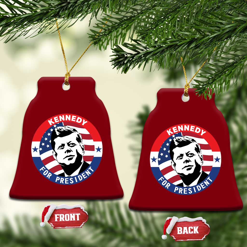 John F Kennedy US President American History Ceramic Ornament TS14 Print Your Wear
