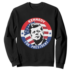 John F Kennedy US President American History Sweatshirt TS14 Black Print Your Wear