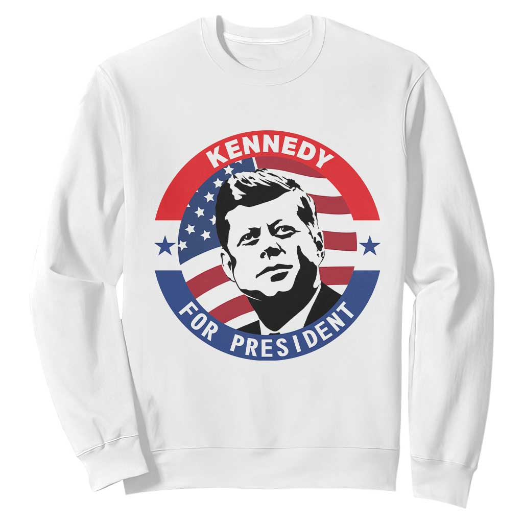 John F Kennedy US President American History Sweatshirt TS14 White Print Your Wear