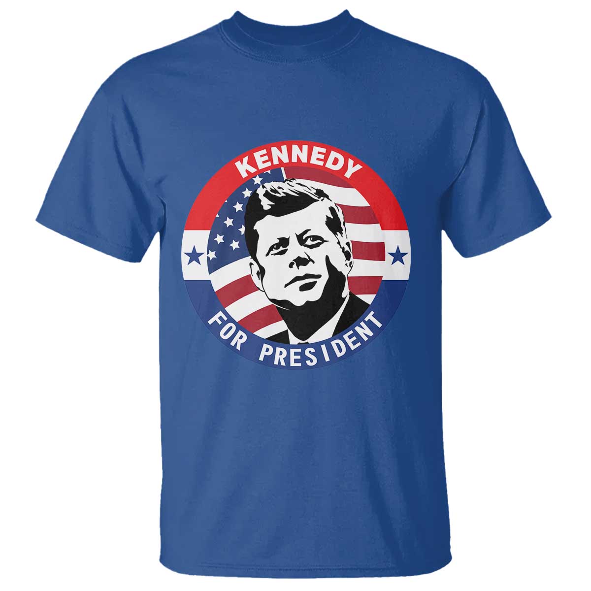 John F Kennedy US President American History T Shirt TS14 Royal Blue Print Your Wear