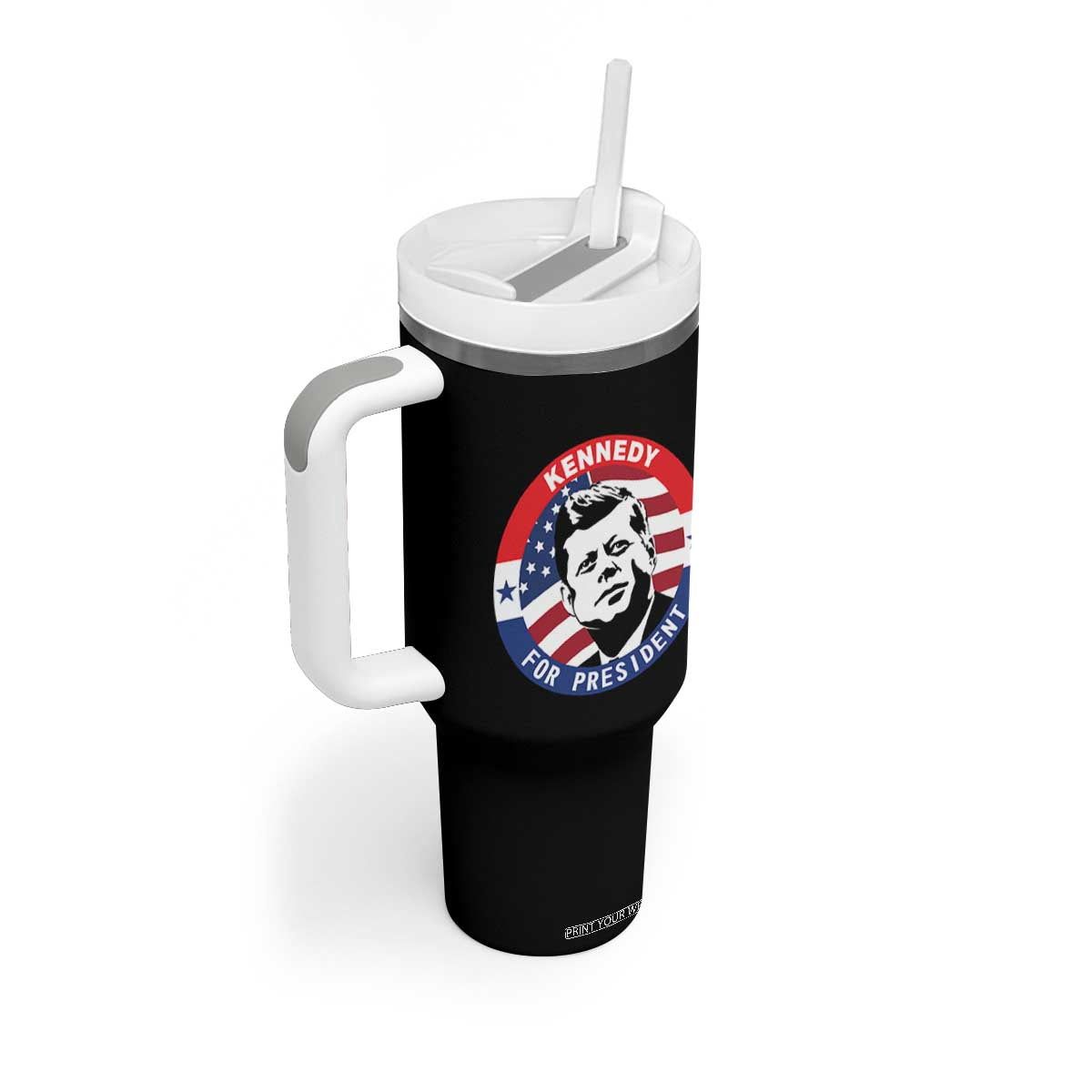 John F Kennedy US President American History Tumbler With Handle TS14 Print Your Wear