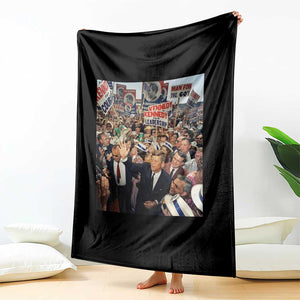 John F Kennedy American President History Throw Blanket TS14 Print Your Wear