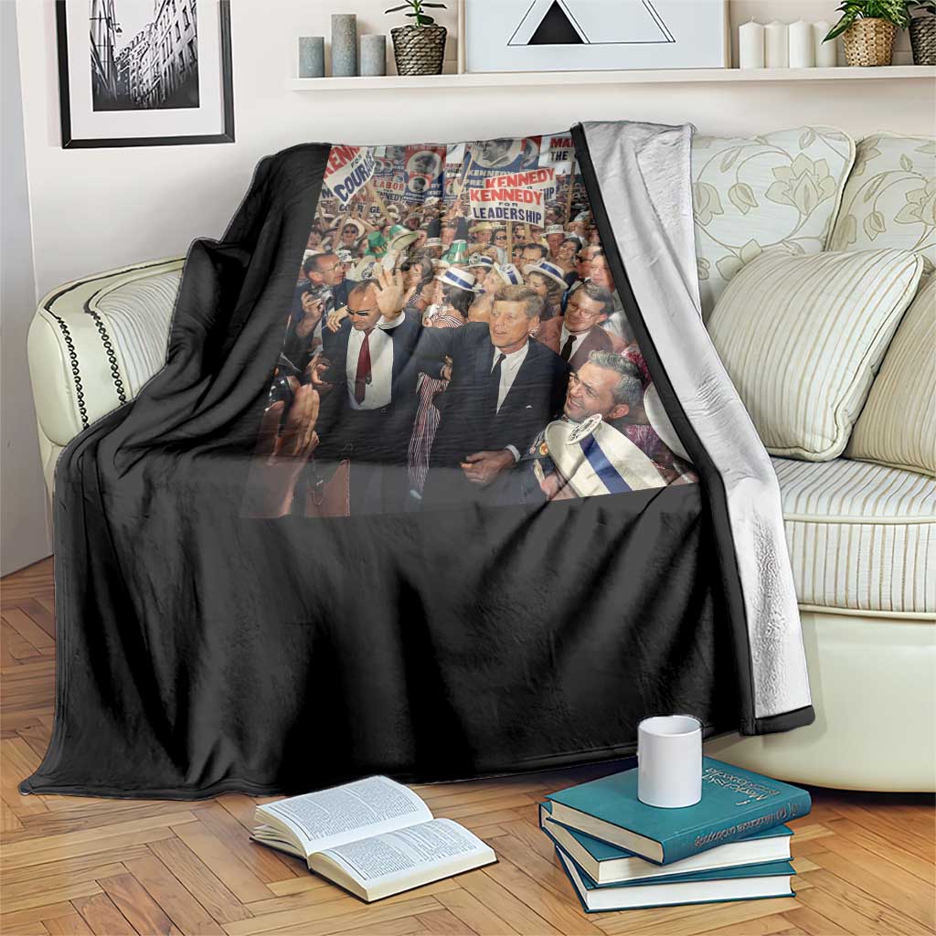 John F Kennedy American President History Throw Blanket TS14 Print Your Wear