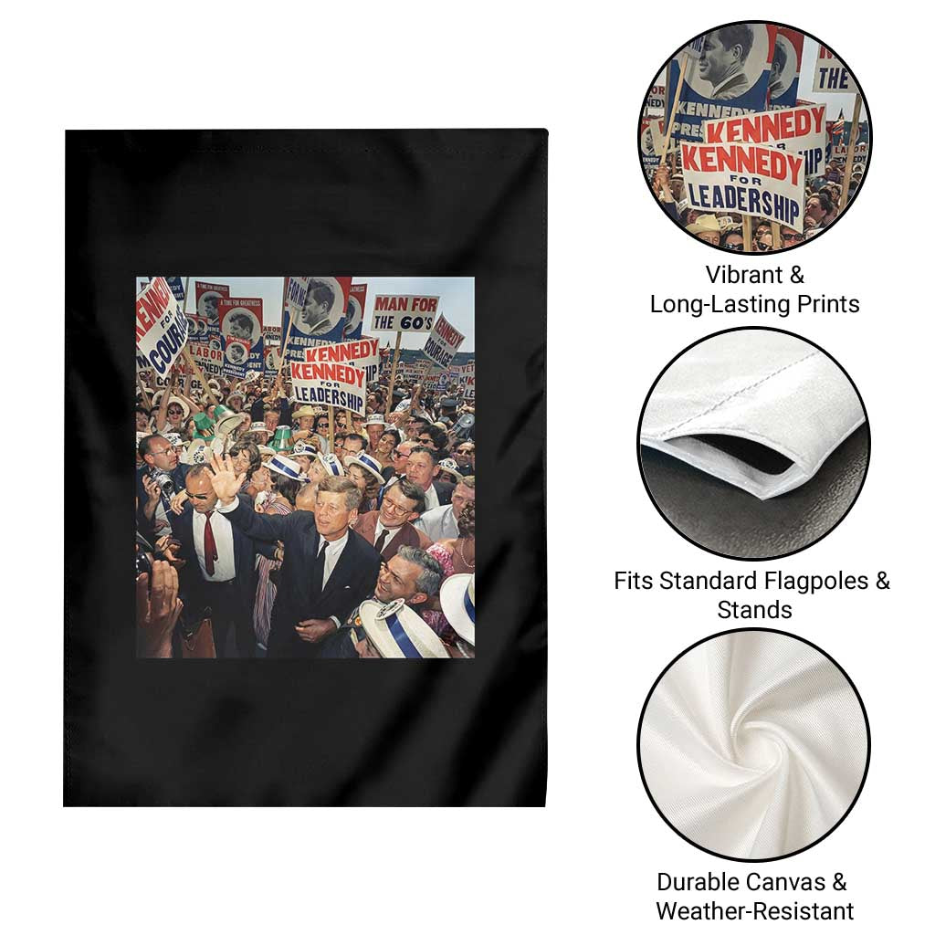 John F Kennedy American President History Garden Flag TS14 Print Your Wear