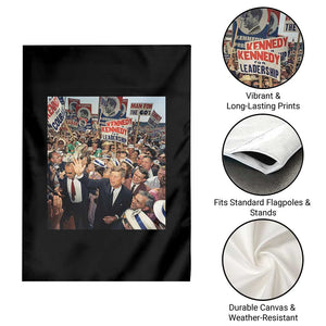 John F Kennedy American President History Garden Flag TS14 Print Your Wear