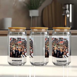 John F Kennedy American President History Glass Can TS14 Print Your Wear