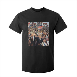 John F Kennedy American President History T Shirt For Kid TS14 Black Print Your Wear