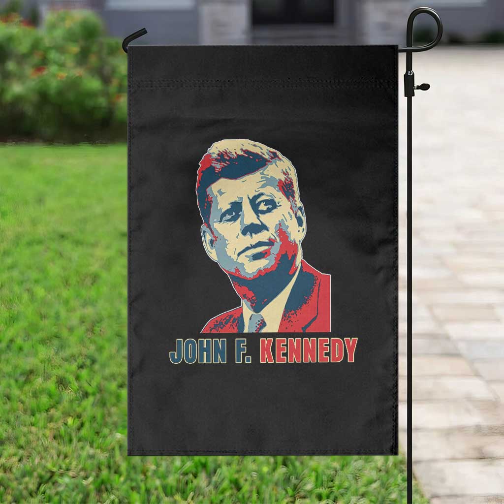 John F Kennedy American Flag US President Garden Flag TS14 Print Your Wear
