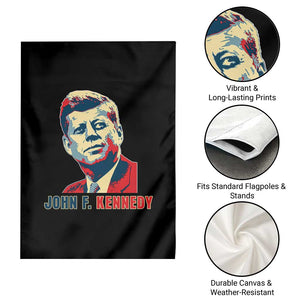 John F Kennedy American Flag US President Garden Flag TS14 Print Your Wear