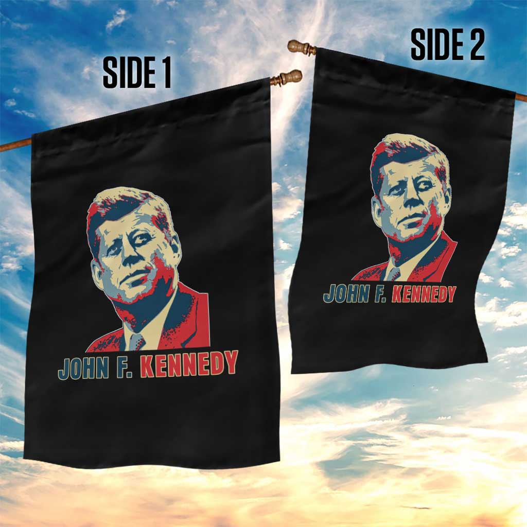 John F Kennedy American Flag US President Garden Flag TS14 Print Your Wear