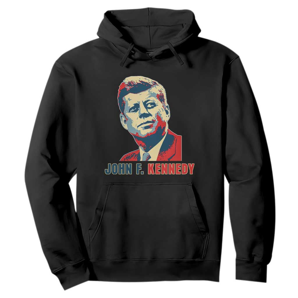 John F Kennedy American Flag US President Hoodie TS14 Black Print Your Wear