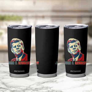 John F Kennedy American Flag US President Tumbler Cup TS14 Print Your Wear
