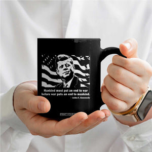 John F Kennedy Quote Coffee Mug American Flag US President TS14 Print Your Wear