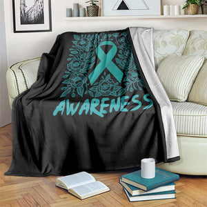Sexual Assault Awareness Month Throw Blanket TS14 Print Your Wear