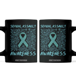 Sexual Assault Awareness Month Coffee Mug TS14 Black Print Your Wear