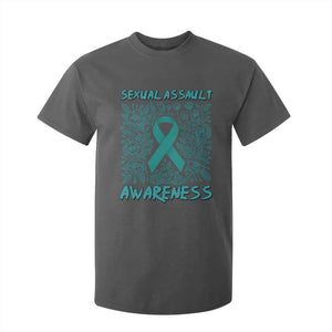 Sexual Assault Awareness Month T Shirt For Kid TS14 Dark Heather Print Your Wear