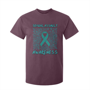 Sexual Assault Awareness Month T Shirt For Kid TS14 Maroon Print Your Wear