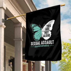 April Sexual Assault Awareness Garden Flag Teal Ribbon Flower TS14 Print Your Wear