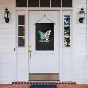 April Sexual Assault Awareness Garden Flag Teal Ribbon Flower TS14 Print Your Wear