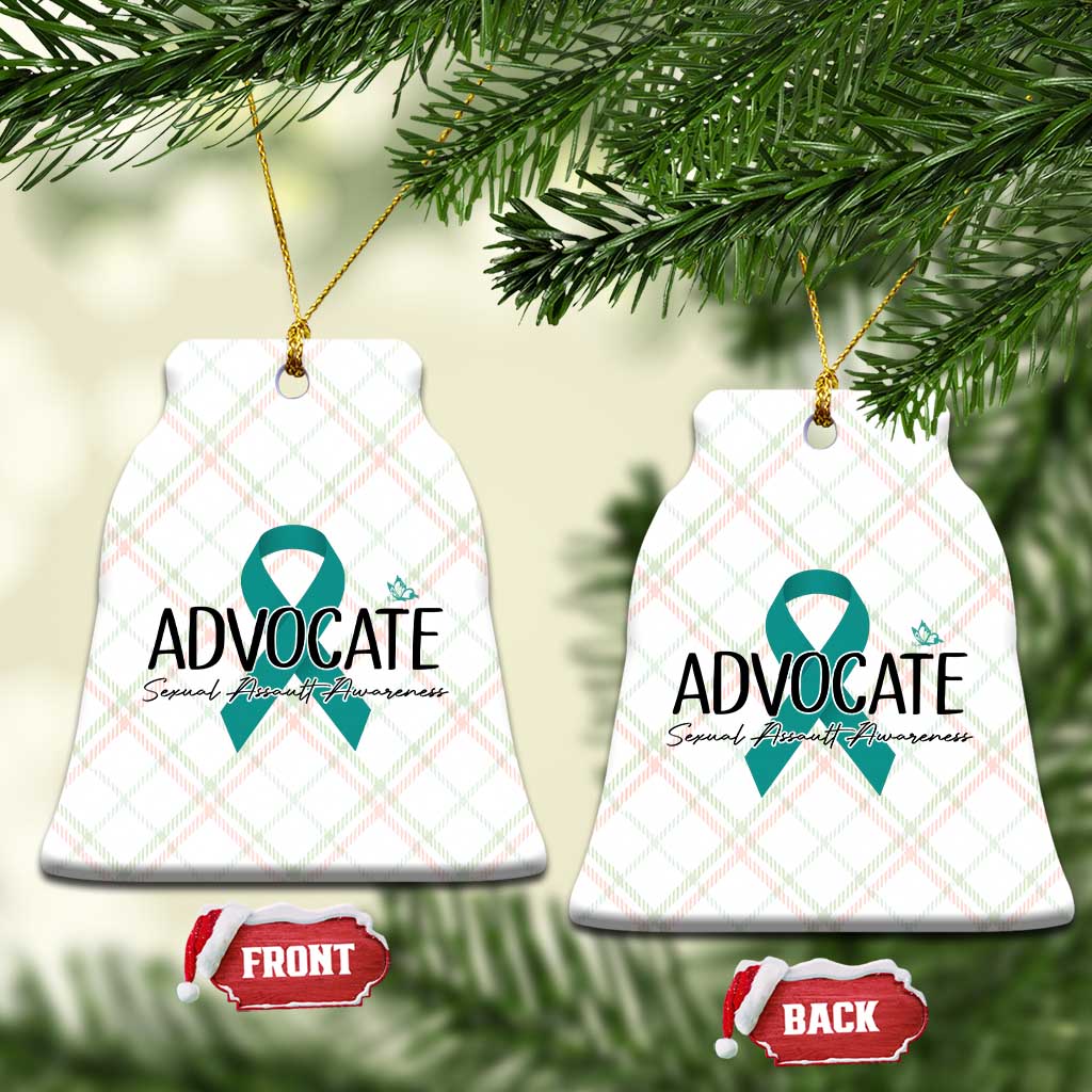 Sexual Assault Awareness Advocate Ceramic Ornament TS14 Print Your Wear