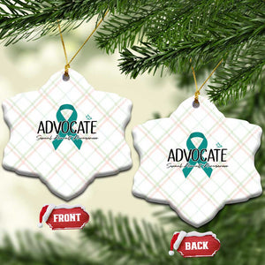 Sexual Assault Awareness Advocate Ceramic Ornament TS14 Print Your Wear