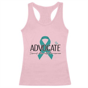 Sexual Assault Awareness Advocate Racerback Tank Top TS14 Light Pink Print Your Wear