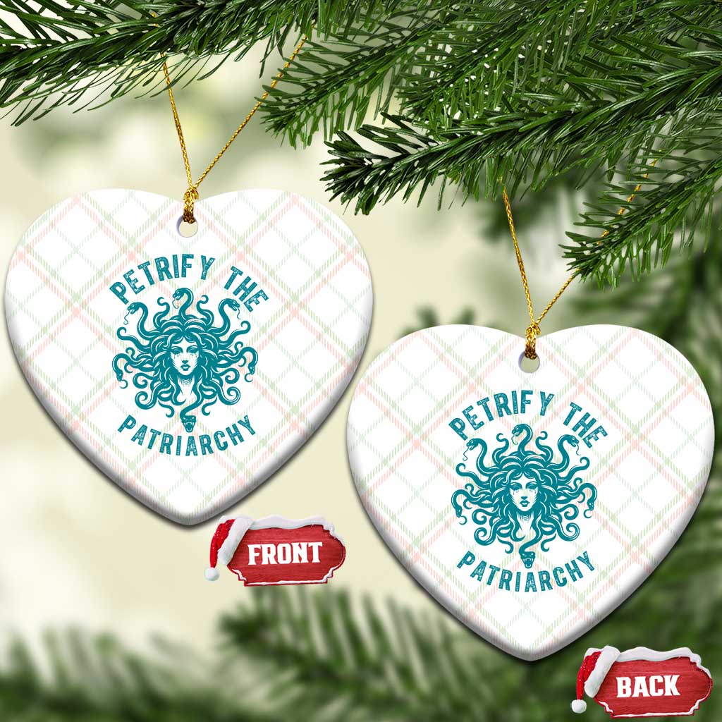 Sexual Assault Awareness Ceramic Ornament Petrify The Patriarchy Medusa Feminism TS14 Print Your Wear
