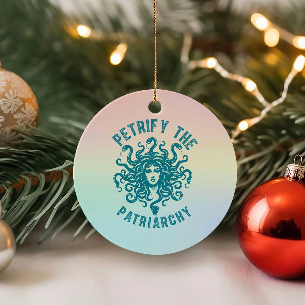 Sexual Assault Awareness Ceramic Ornament Petrify The Patriarchy Medusa Feminism TS14 1pc Pastel Print Your Wear