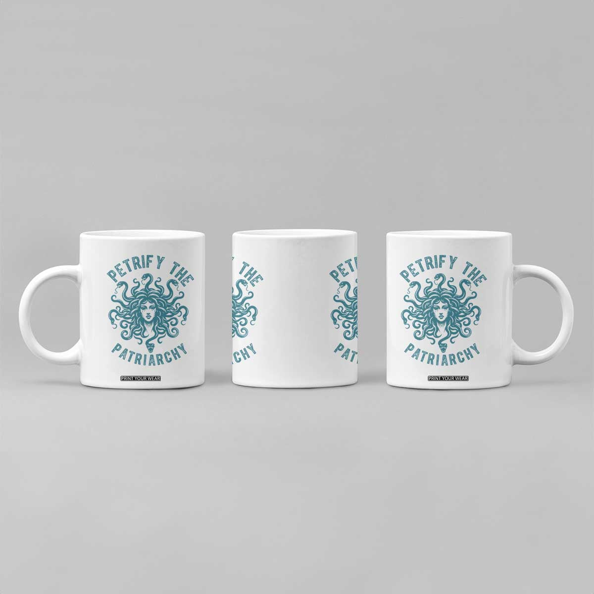 Sexual Assault Awareness Coffee Mug Petrify The Patriarchy Medusa Feminism TS14 Print Your Wear