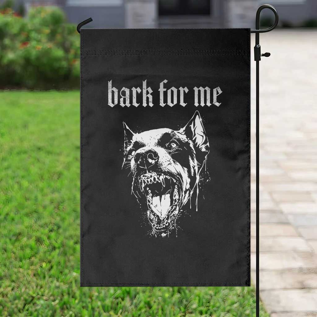 Bark For Me Garden Flag Gothic Dog Graphic TS14 Print Your Wear