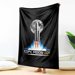 Copy Moon Joy Throw Blanket Rocket Launch Full Moon TS14 Print Your Wear