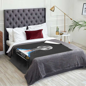 Copy Moon Joy Throw Blanket Rocket Launch Full Moon TS14 Print Your Wear