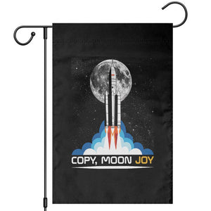 Copy Moon Joy Garden Flag Rocket Launch Full Moon TS14 Black Print Your Wear