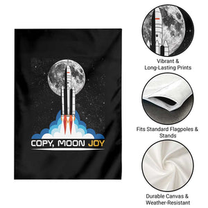 Copy Moon Joy Garden Flag Rocket Launch Full Moon TS14 Print Your Wear