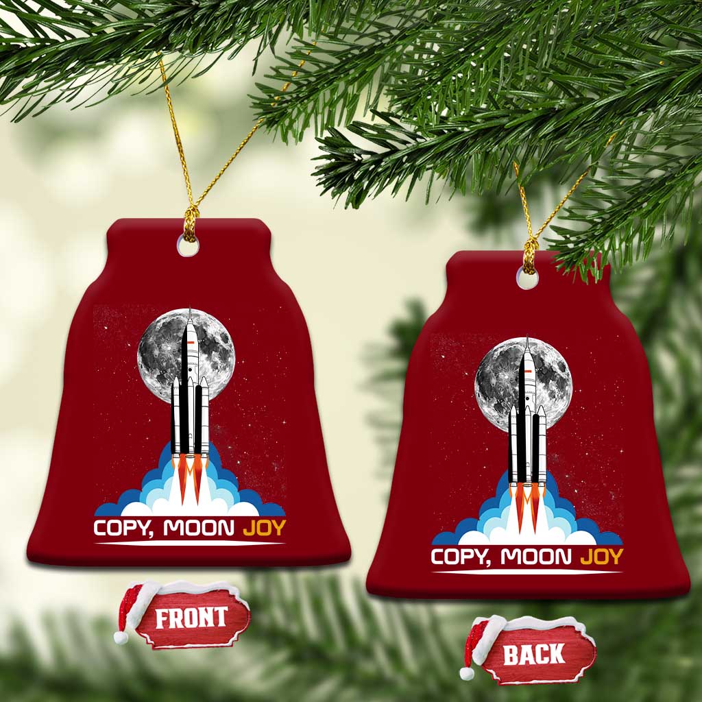 Copy Moon Joy Ceramic Ornament Rocket Launch Full Moon TS14 Print Your Wear