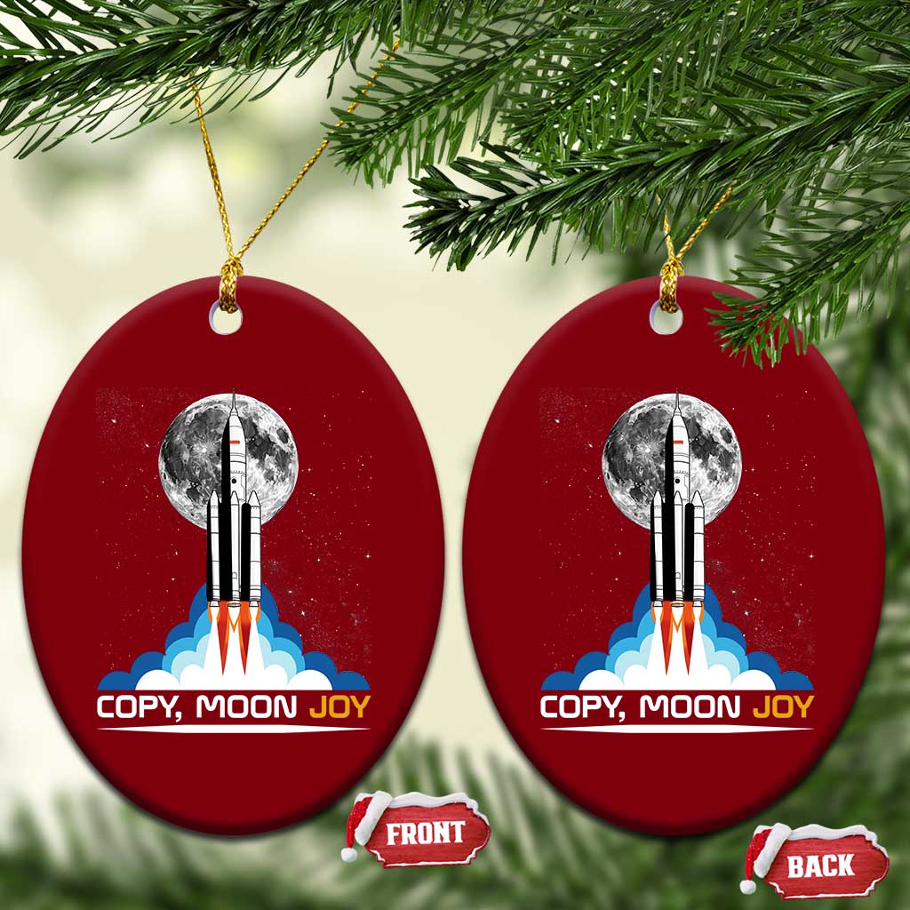 Copy Moon Joy Ceramic Ornament Rocket Launch Full Moon TS14 Print Your Wear