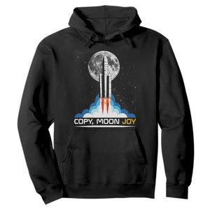 Copy Moon Joy Hoodie Rocket Launch Full Moon TS14 Black Print Your Wear