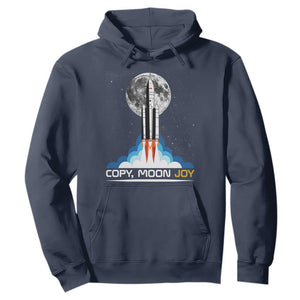 Copy Moon Joy Hoodie Rocket Launch Full Moon TS14 Navy Print Your Wear