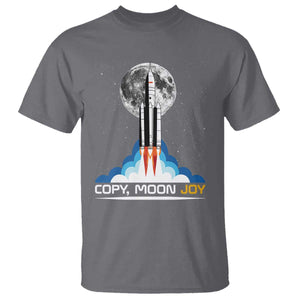 Copy Moon Joy T Shirt Rocket Launch Full Moon TS14 Charcoal Print Your Wear