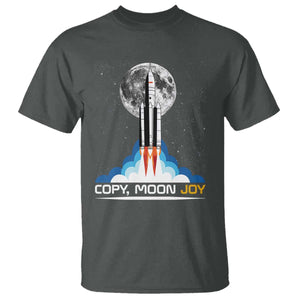 Copy Moon Joy T Shirt Rocket Launch Full Moon TS14 Dark Heather Print Your Wear