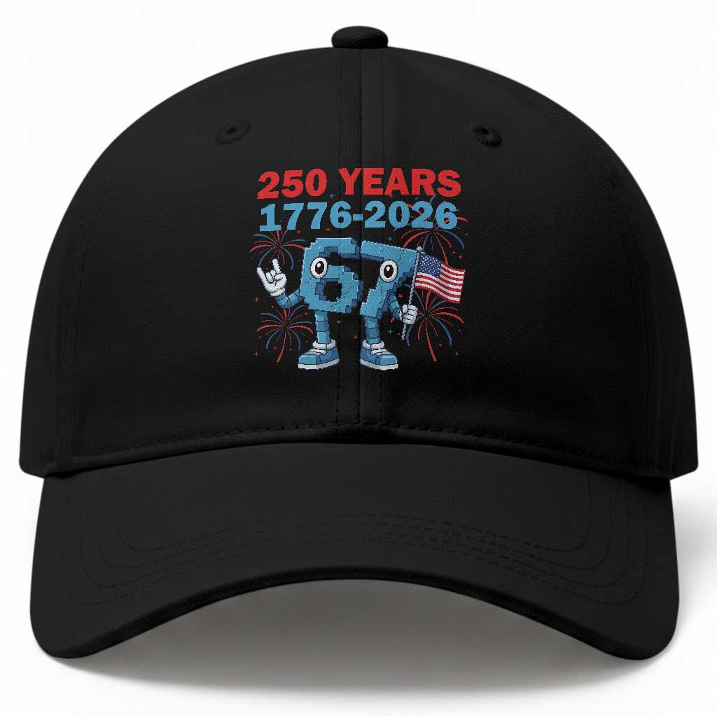 250th America Anniversary Baseball Cap Funny Italian Brainrot Meme 4th of July TS14 Print Your Wear