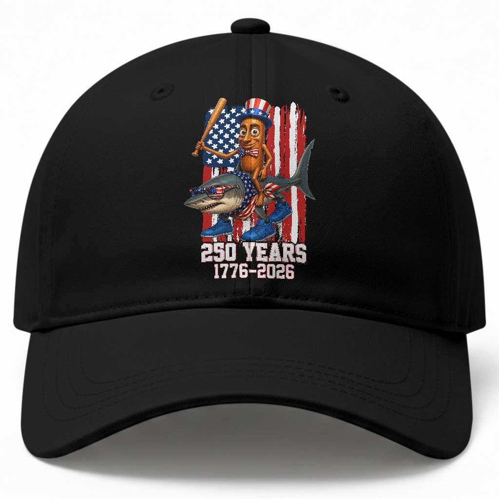 250th America Anniversary Baseball Cap Funny Tung Tung Tung Sahur Tralalero Tralala 4th of July TS14 Print Your Wear