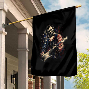 Abraham Lincoln Playing Guitar 4th of July Garden Flag TS14 Print Your Wear