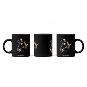 Abraham Lincoln Playing Guitar 4th of July Coffee Mug TS14 Print Your Wear