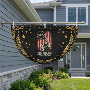America's 250th Abraham Lincoln Playing Guitar Patriotic Fan Flag TS14 2pcs pack Vintage Black Print Your Wear